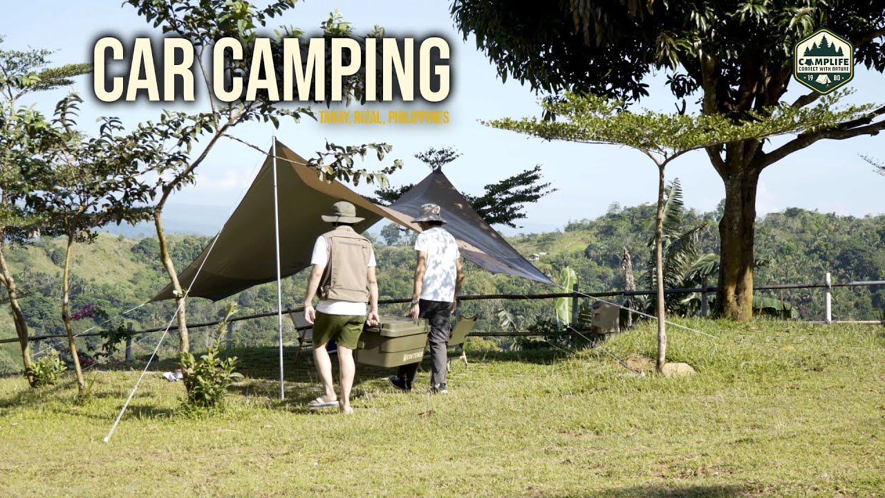 Family CAR CAMPING on the Hills of Sierra Grove at TANAY, Rizal