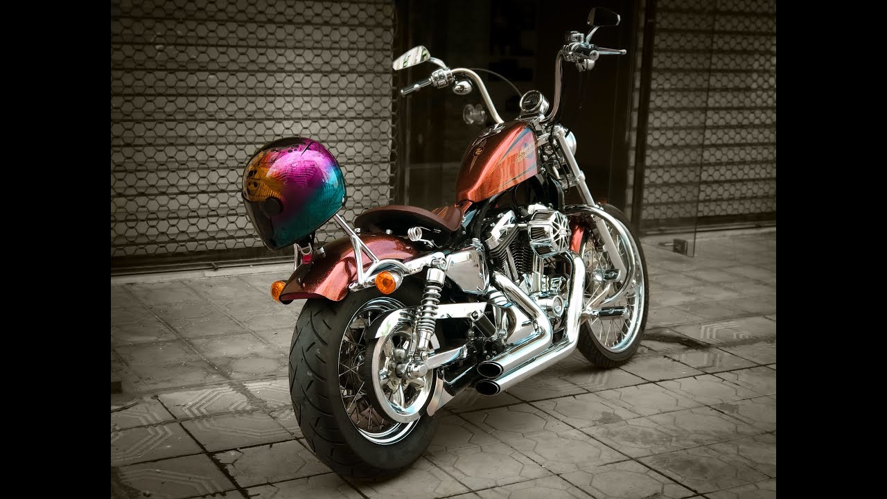 HARLEY DAVIDSON SPORTSTER 72 CUSTOM VANCE & HINES SOUND CHECK
