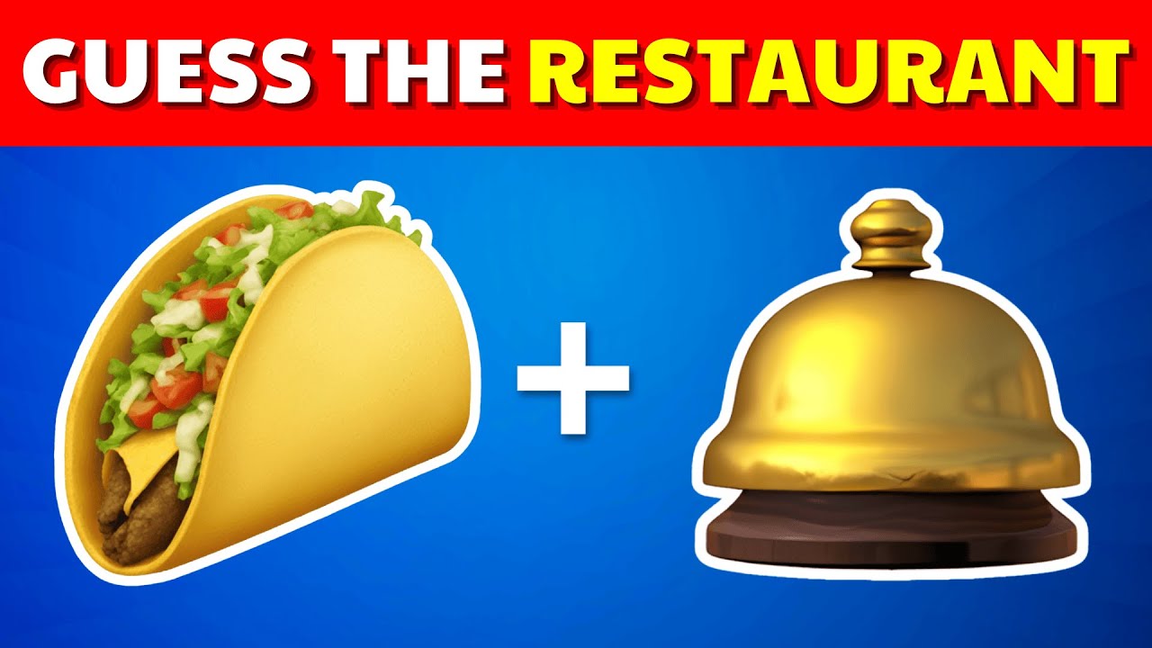 Guess the Fast Food Restaurant by Emoji! 🍔🍟 | Beni Koala Quiz! 🐨