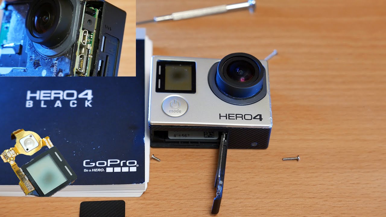 GoPro hero 4 aufmachen & evtl. reparieren. Aktion-Kamera black oder silver. 4K-video.