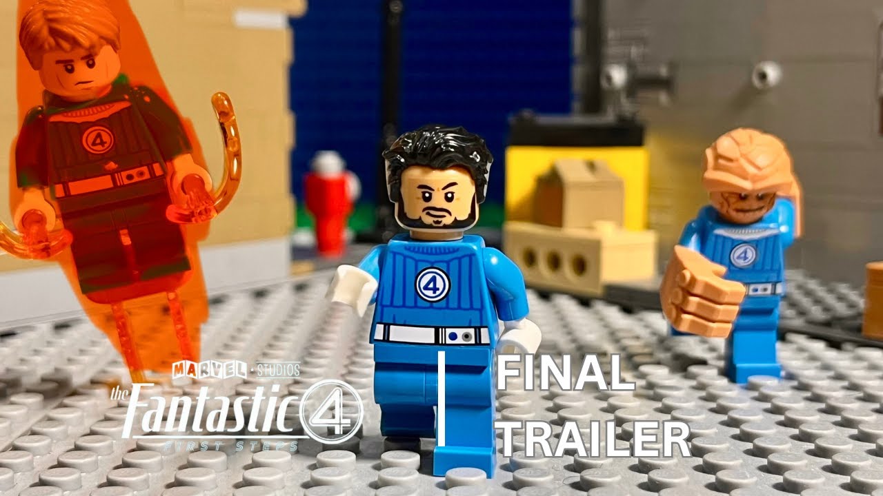 The Fantastic Four: First Steps Final Trailer in LEGO