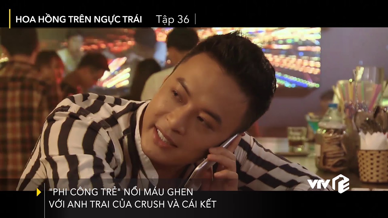 VTV Giải Trí | Hoa hồng trên ngực trái - Tập 36 | Đánh ghen nhầm anh trai của crush và cái kết