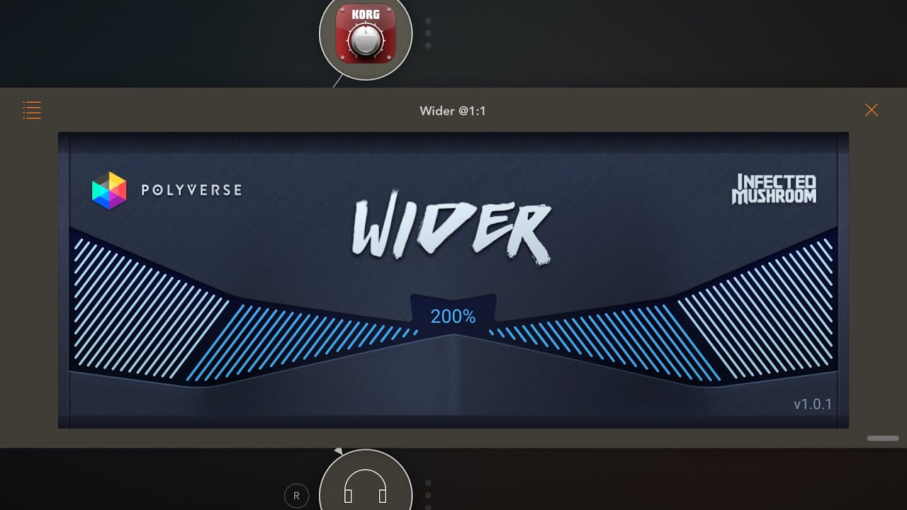 App Wider Polyverse Music HQ (iPad5 - Zé Osório)