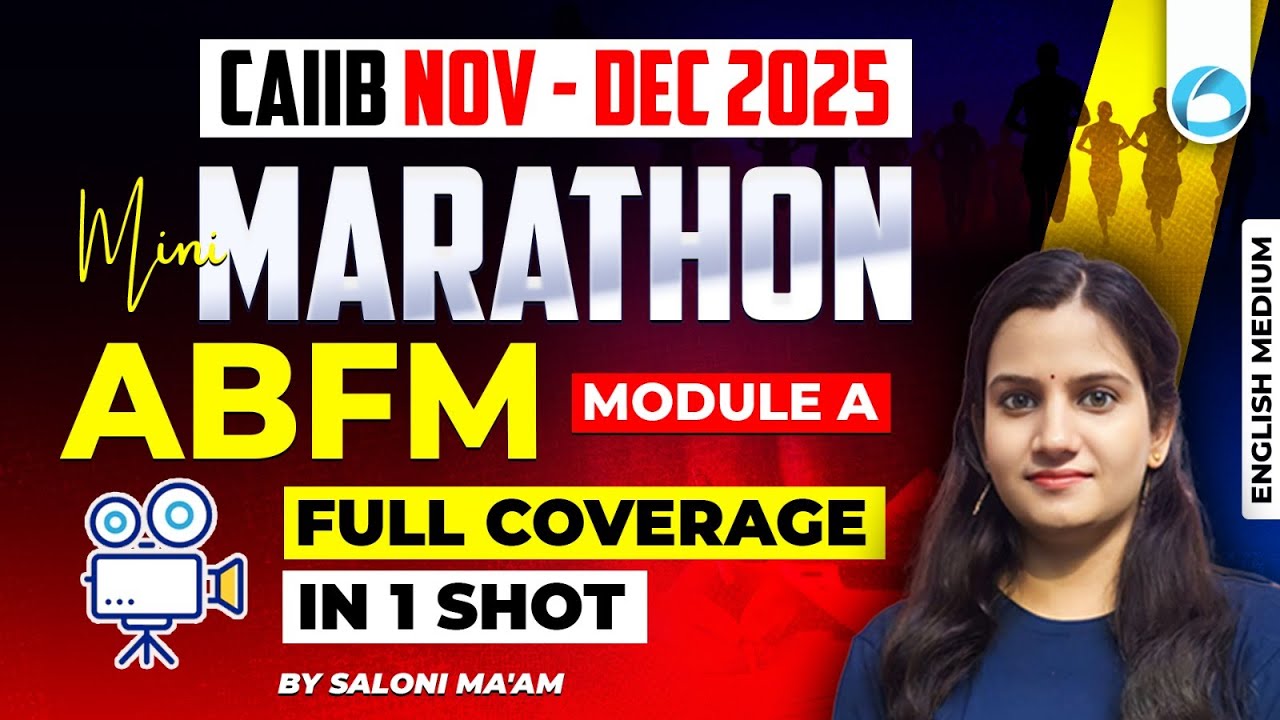 CAIIB ABFM Mini MARATHON Module A FULL Coverage | CAIIB Nov Dec 2025 | CAIIB English Medium