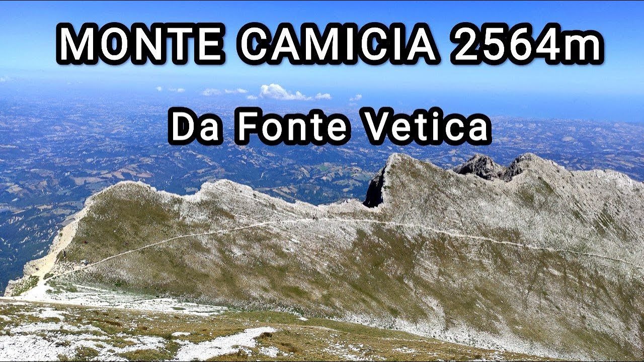 Monte Camicia 2564m da Fonte Vetica