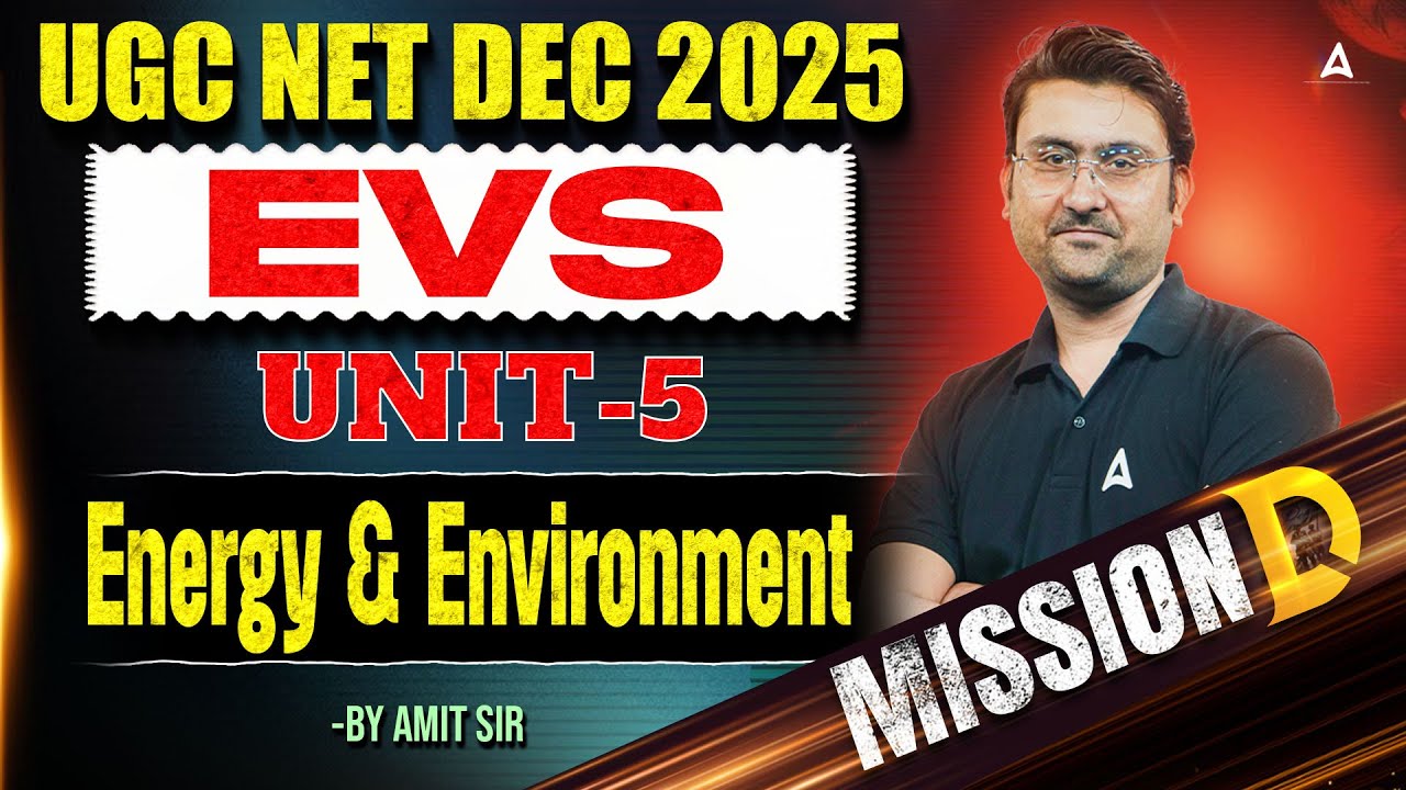 UGC NET Environmental Science | UGC NET EVS Unit 5  By Amit Sir