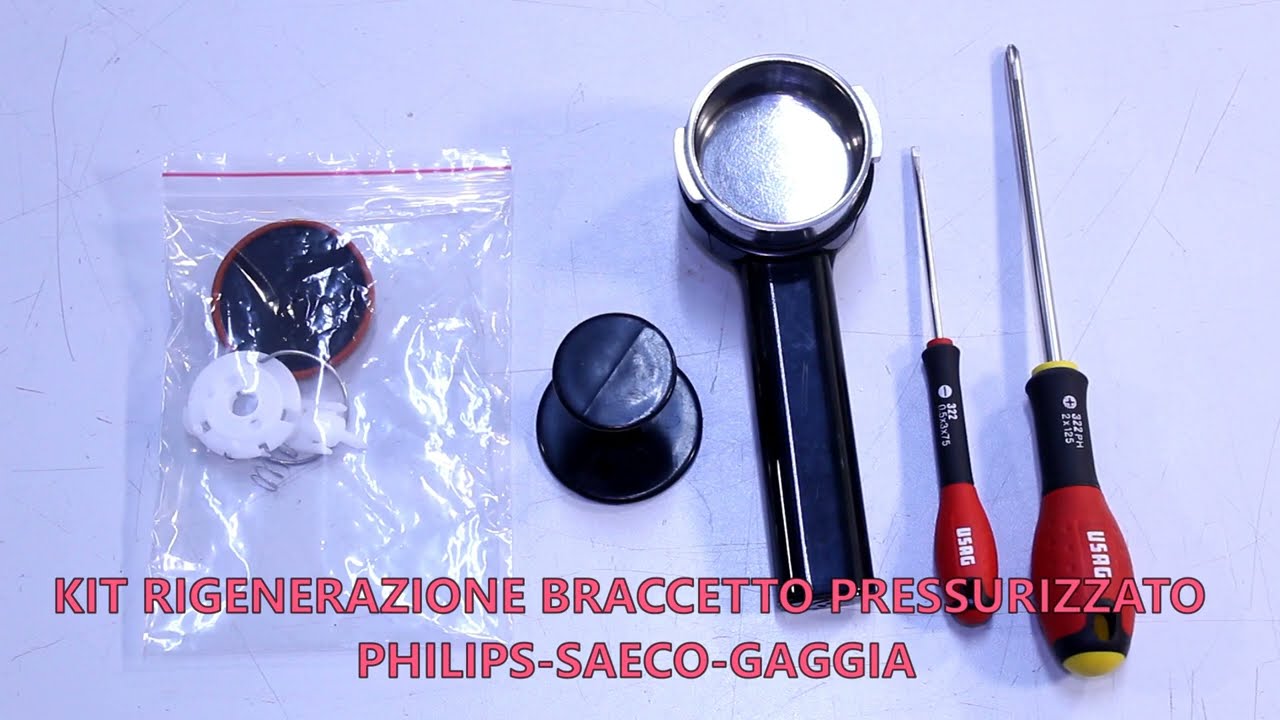 Tutorial revisione braccetto pressurizzato macchina da caffè Philips, Saeco, Gaggia