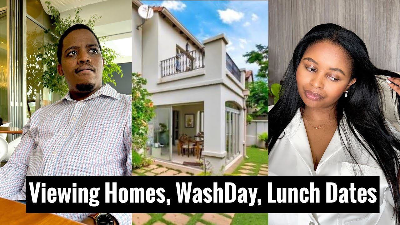 Weekend Vlog | Viewing Homes, Relaxed Hair Wash Day, Lunch Dates & More