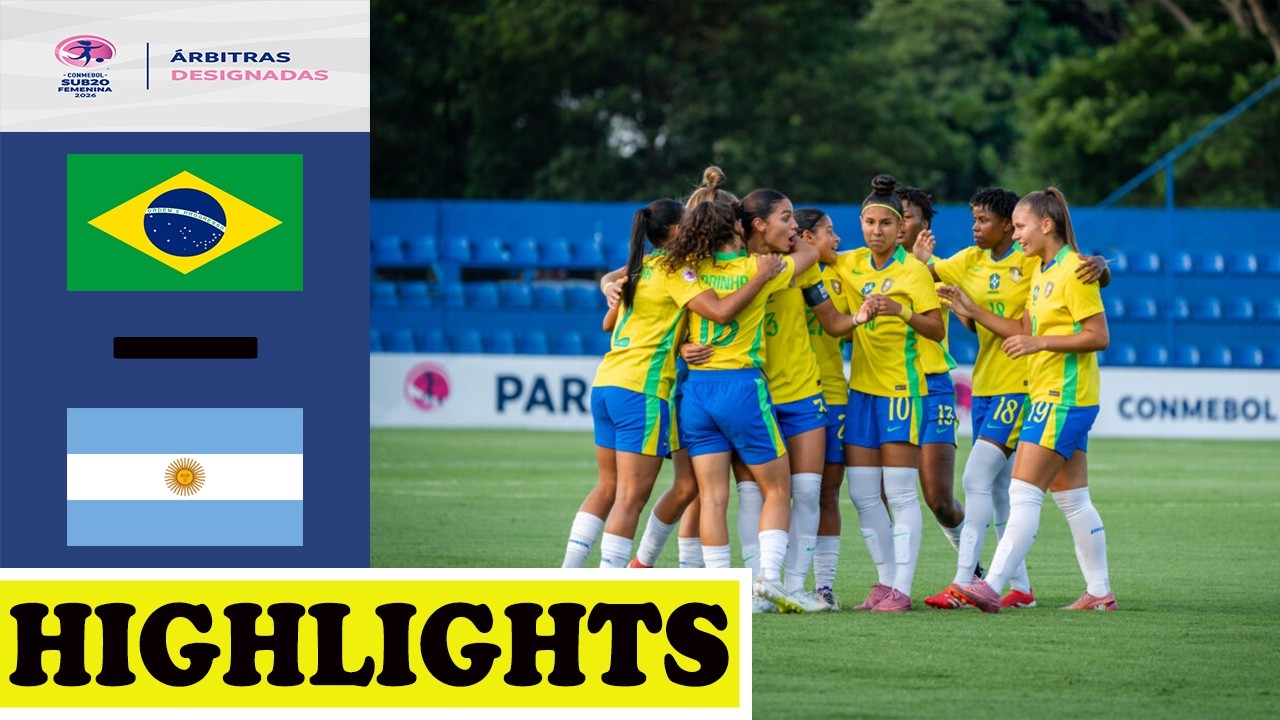 BRASIL vs ARGENTINA | MELHORES MOMENTOS | CONMEBOL SUB20 FEMENINA 2026