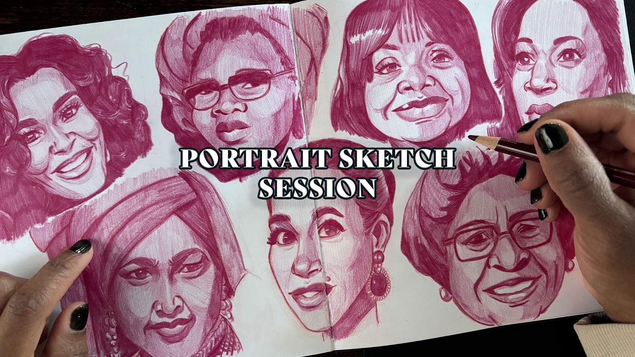 Black Women Taught Us: Sketching Portraits for Black History Month