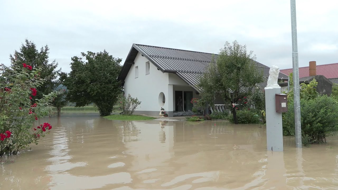 Poplave v občini Brežice - Loče, Krška vas, 5. avgust 2023