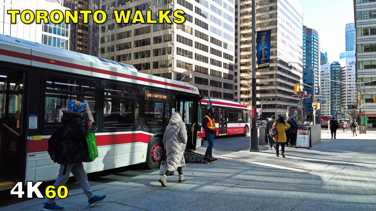 Toronto Subway Shutdown Street Level Walk (March 19, 2021)