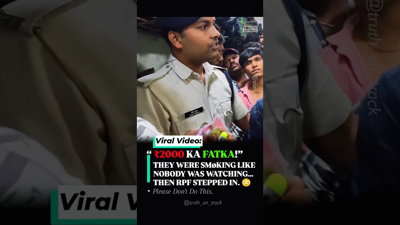They Thought Nobody Was Watching&hellip; BUT RPF Was! #shorts #indianrailways
