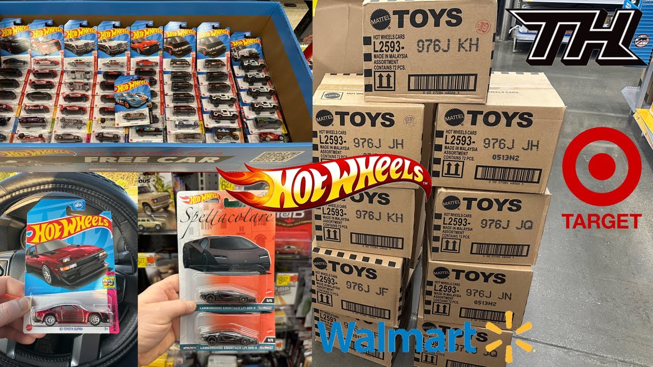 AMAZING RAOK, Hot Wheels 2023 J Case Dump Bins, 82 Toyota Supra Super, Car Culture Chase x2 & MORE!