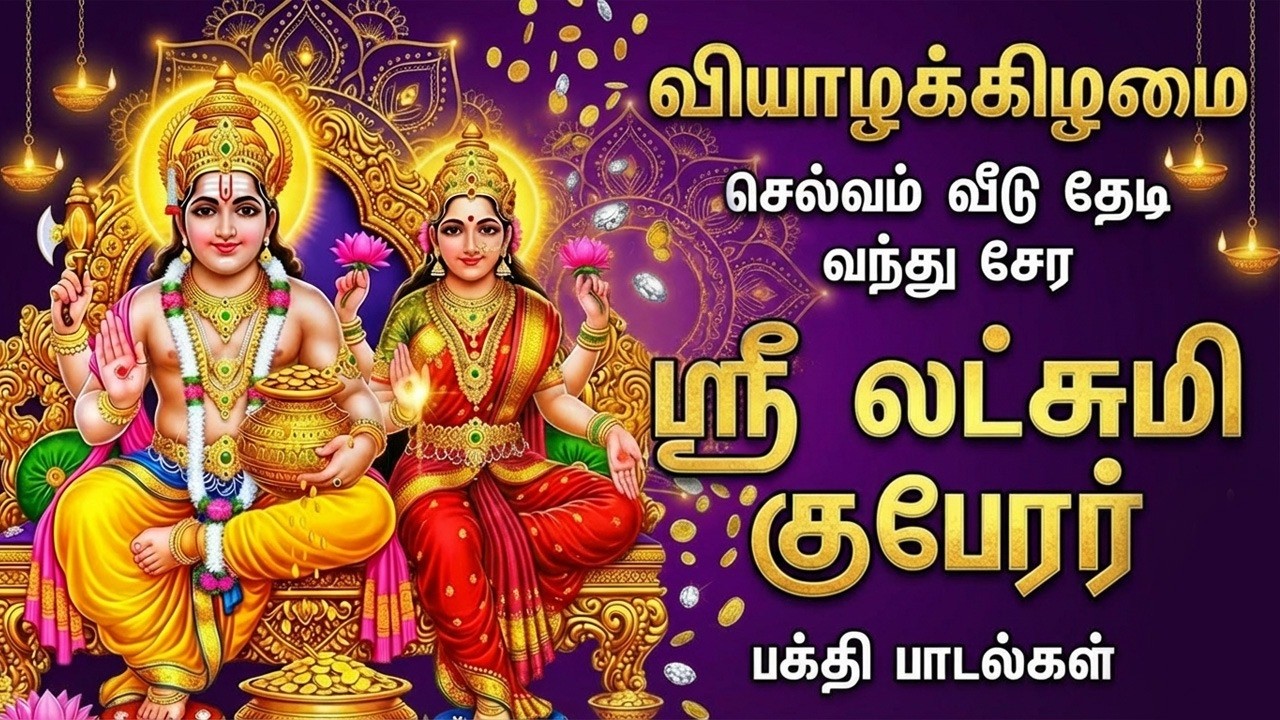 Thursday Special Tamil Devotional Songs | Lakshmi Kubera Mantra | Lakshmi Kubera Bakthi Padalgal