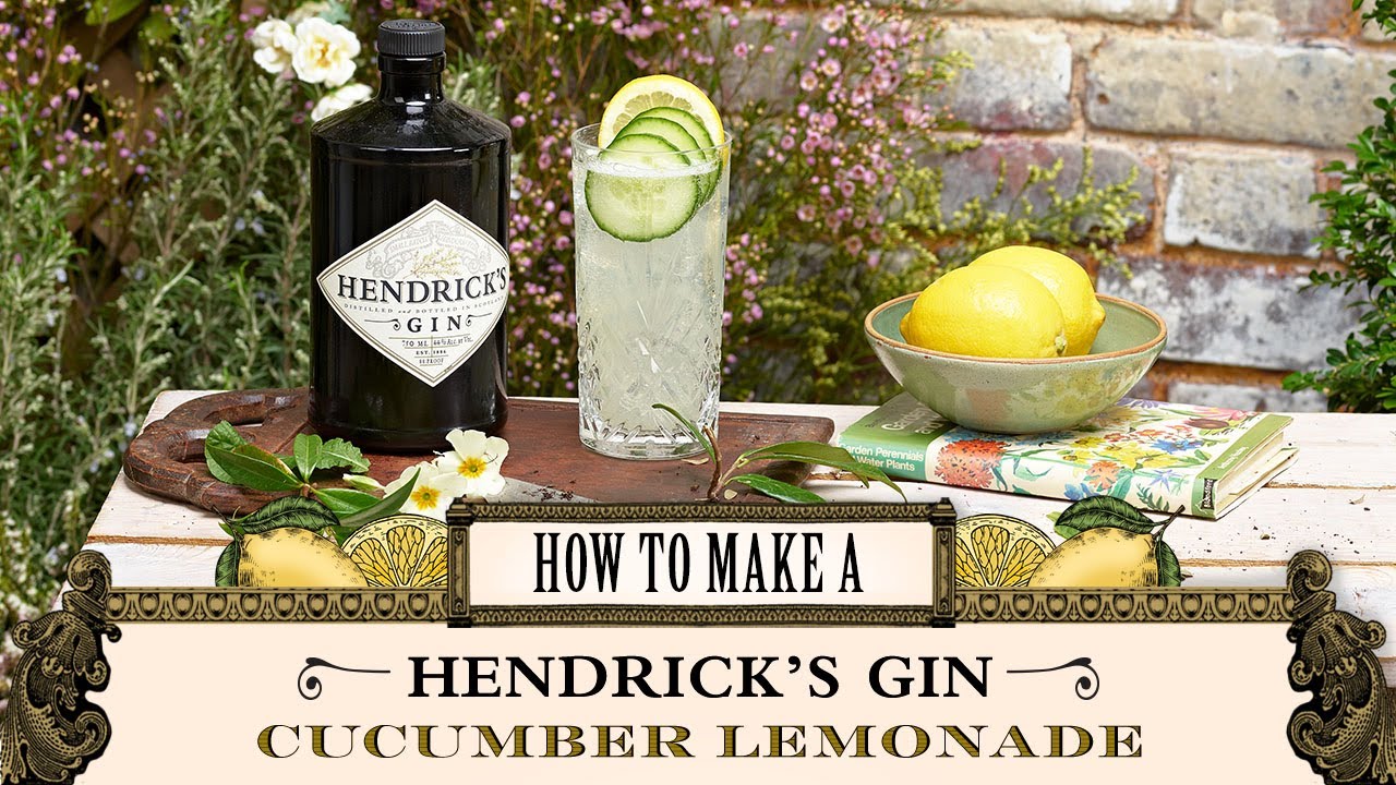 Teach yourself how to make a delicious HENDRICK'S GIN Cucumber Lemonade