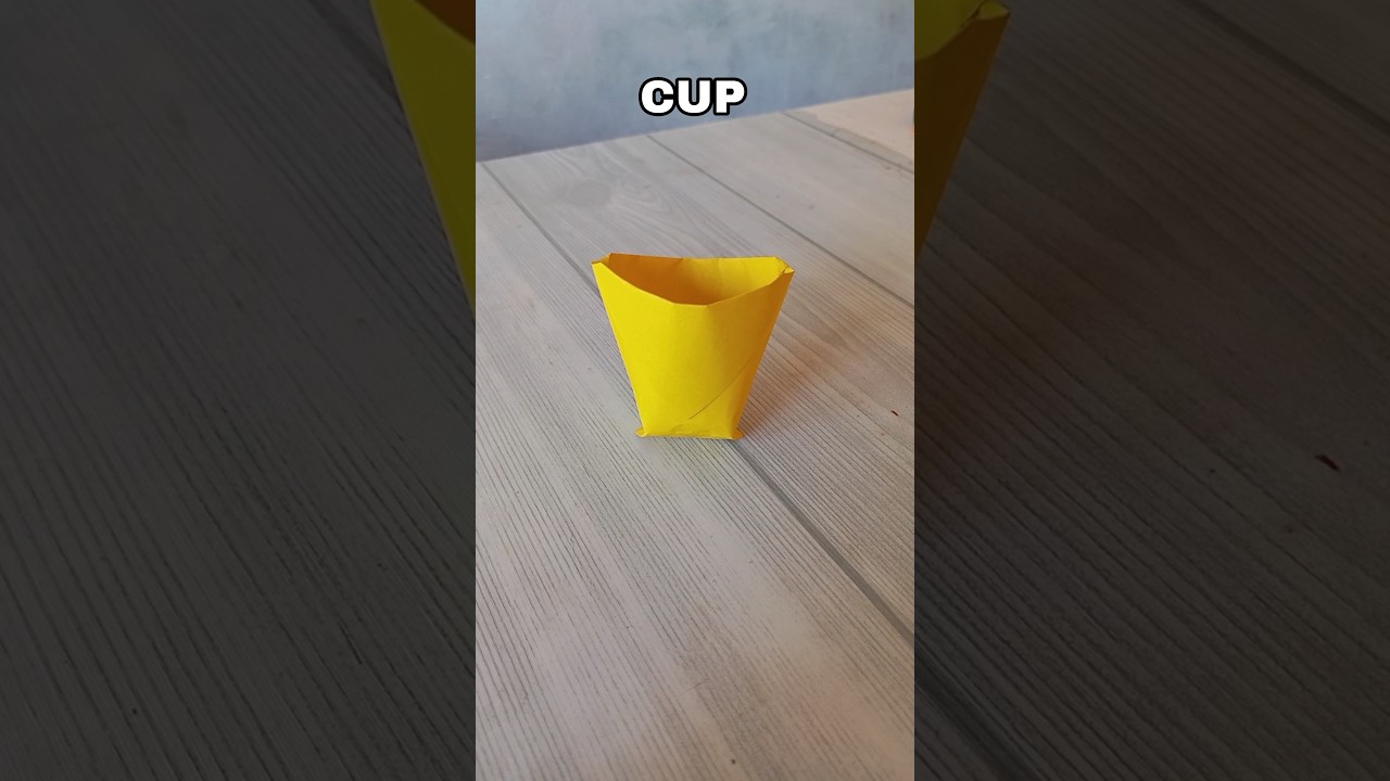 CUP ORIGAMI| TUTORIAL| STEP BY STEP MAKING| FOLDING| ARTWORK