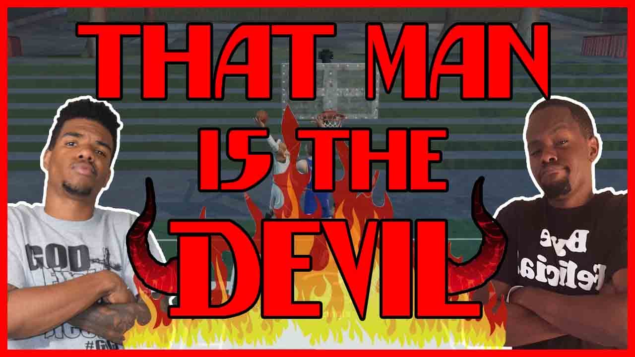 THAT MAN IS THE DEVIL!!  - NBA 2K16 Head to Head Blacktop Gameplay