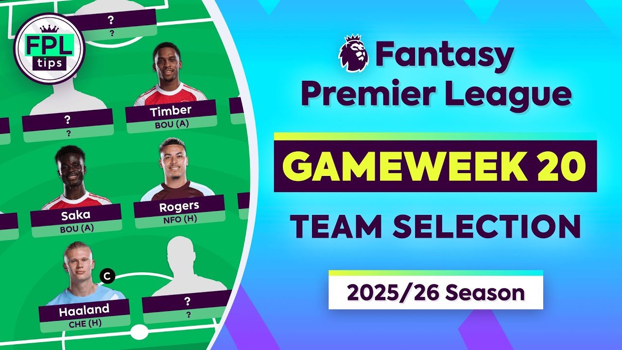 FPL GW20: ВЫБОР КОМАНДЫ | Минтех &ndash; Роджерс? | 20-й тур | Советы по Fantasy Premier League 2025/26