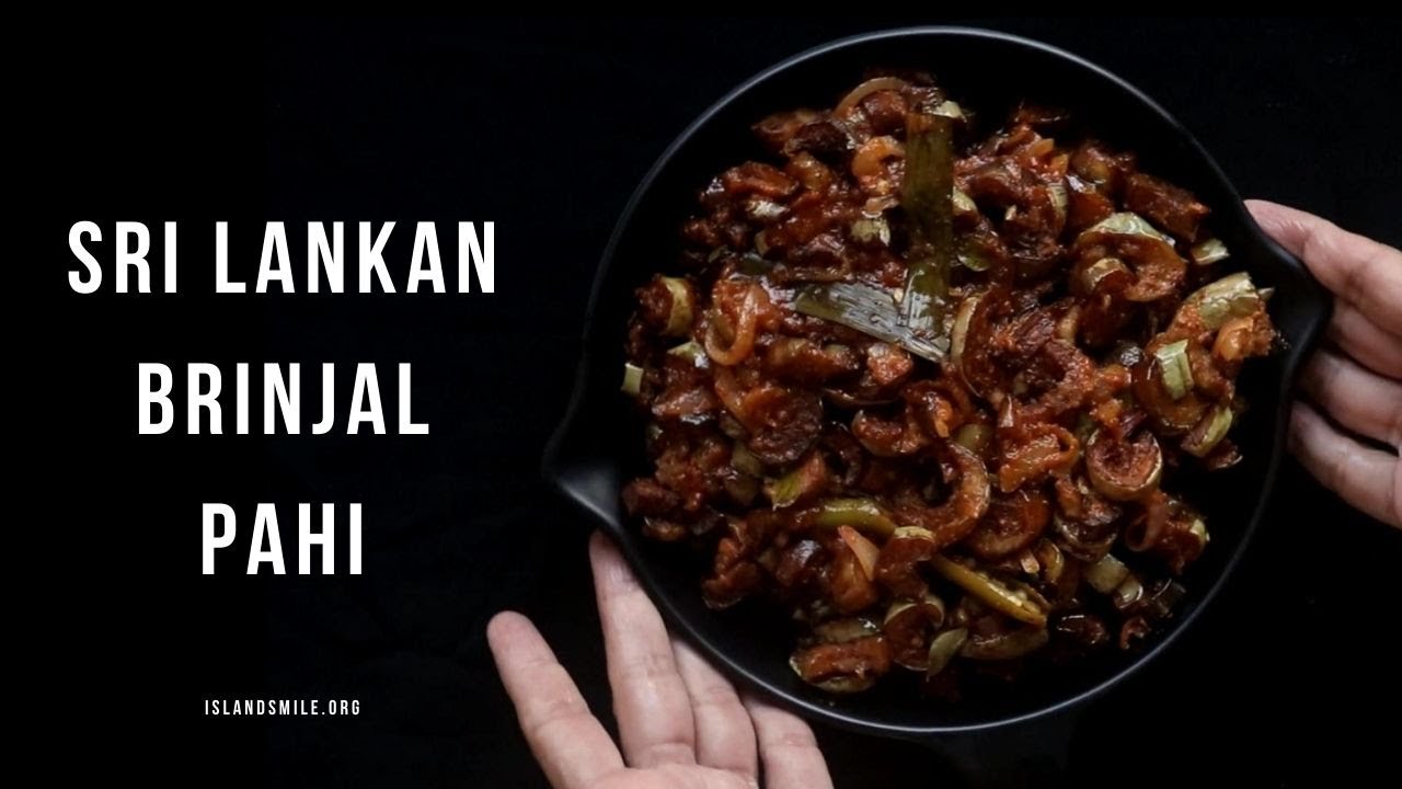 Шри-ланкийский баклажановый пахи (кисло-сладкое карри из баклажанов)