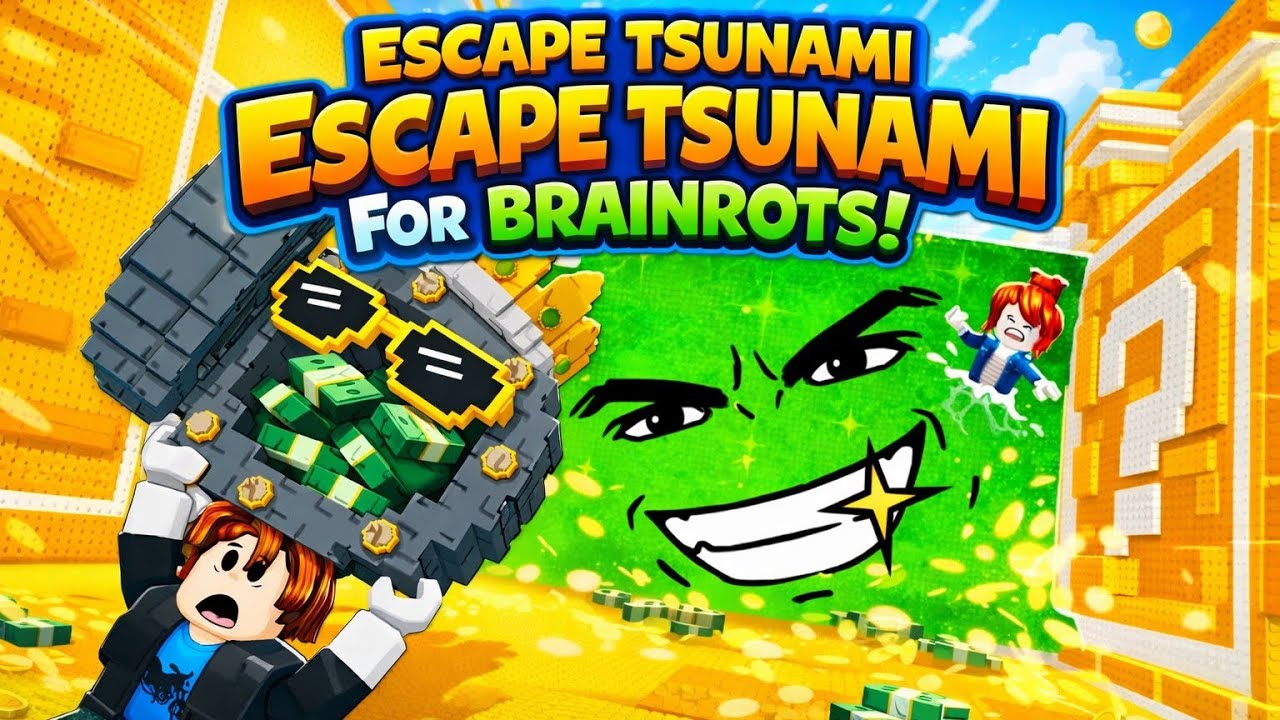 ESCAPE TSUNAMI for BRAINROTS! 💰🌊 (Roblox)