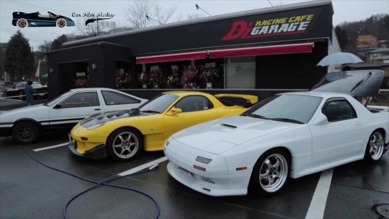 頭文字Dプリンを販売中の榛名山の麓(渋川、伊香保エリア)にできたD'zgarage(ディーズガレージ)に行って来ました！Initial D [HD]
