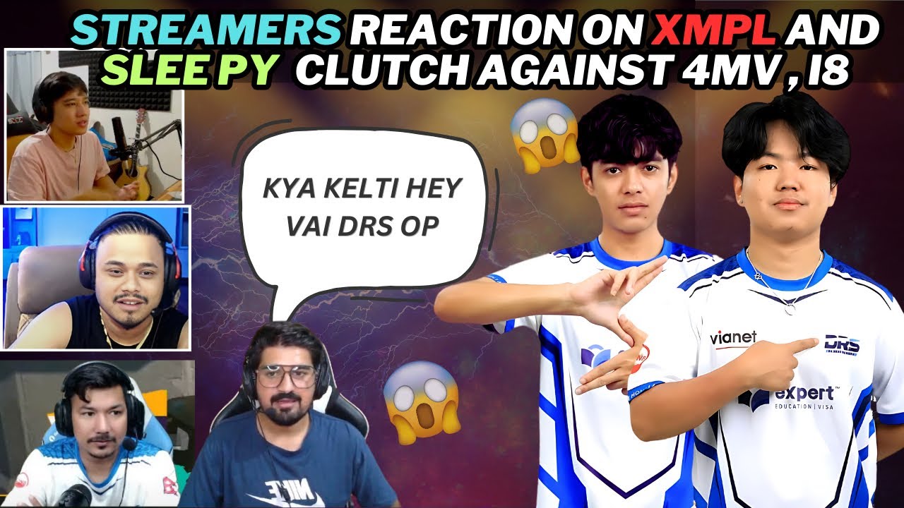 INSANE Clutch! DRS Xmpl & Sleepy Clutch Against 4MV & i8 |PMSL CSA Fall 2024 | Streamers&rsquo; Reactions!