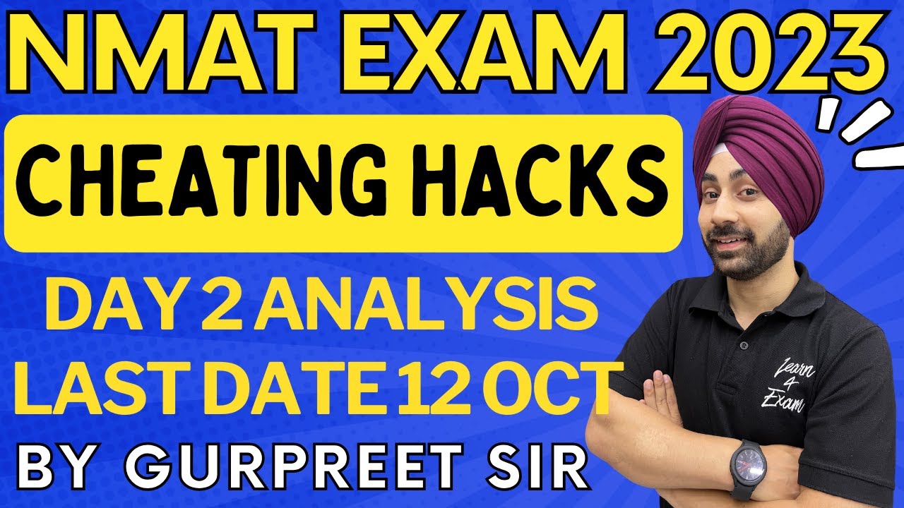 Cheating Hacks For NMAT Exam &  NMAT Exam मैं क्या आ रहा है | Day 2 Live Talk Q&A #nmat2023 #nmat