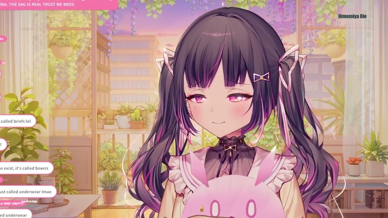 Hime likes being no bra