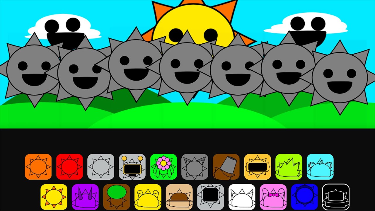 Superstar Showdown Sprunki - sun(Horror mode)