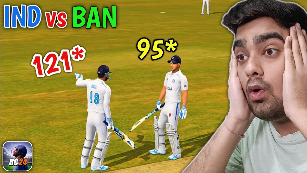 VIRAT 121(74)* And JAISWAL 95(71)* INDIA Vs BANGLADESH RC 24 (Hard Mode) DAY 2,3