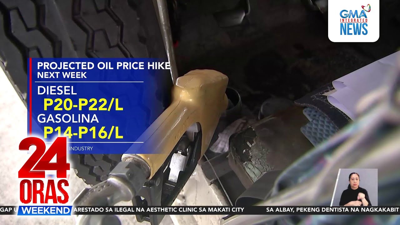 Diesel, posibleng magmahal ng P20/L sa susunod na linggo | 24 Oras Weekend