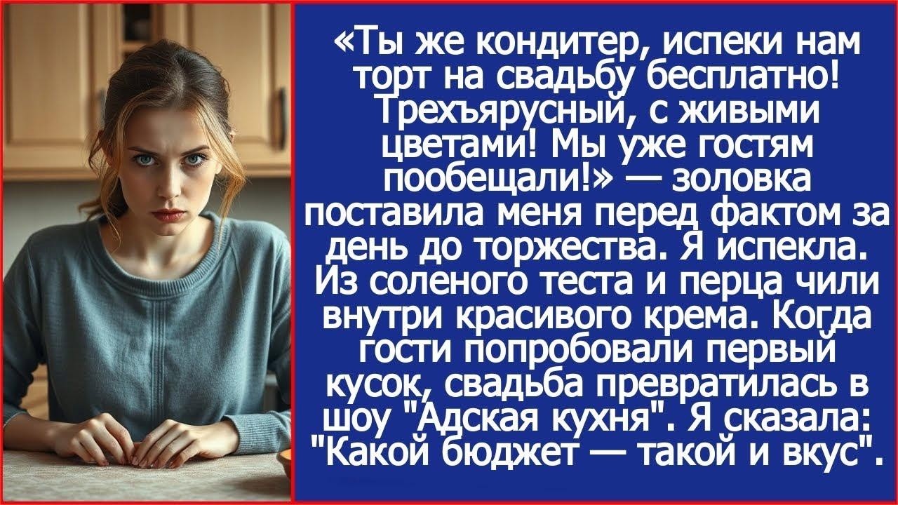 Ты же кондитер, испеки нам торт на свадьбу бесплатно! Трехъярусный, с живыми цветами  Аудио рас