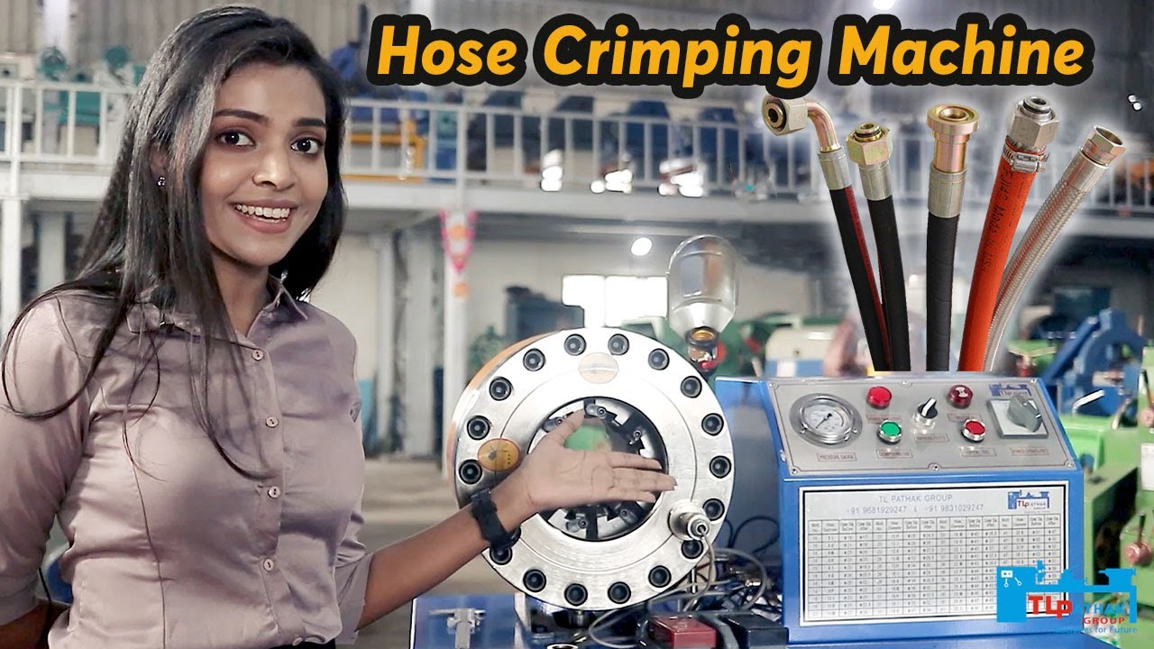 Automatic Hydraulic Hose Crimping Machine by TL PATHAK GROUP
