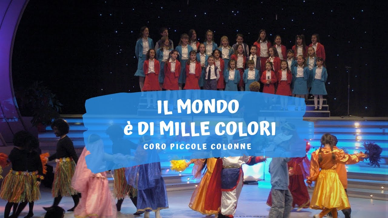 Il mondo &egrave; di mille colori - canzone per bambini - sub ita