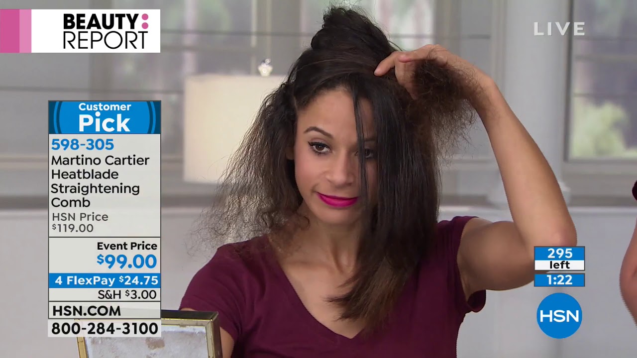 Martino Cartier Heatblade Straightening Comb