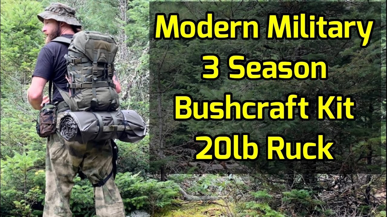 Modern Military 20lb Bushcraft Kit jääkäri m, jerven fjelduken