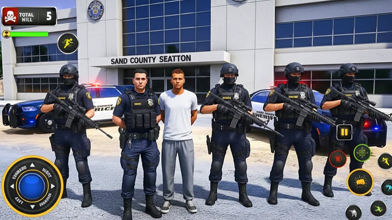 Police Officer Simulator 3D Swat Version - Android Gameplay 