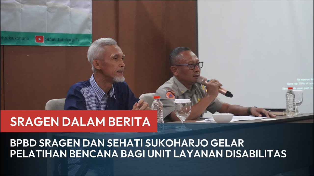 BPBD Sragen dan SEHATI Sukoharjo Gelar Pelatihan Bencana Bagi Unit Layanan Disabilitas