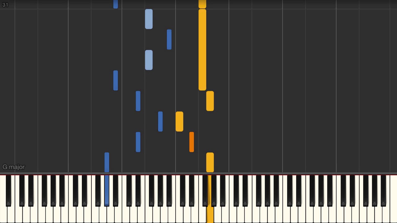 No Holly for Miss Quinn (Enya) - Piano tutorial