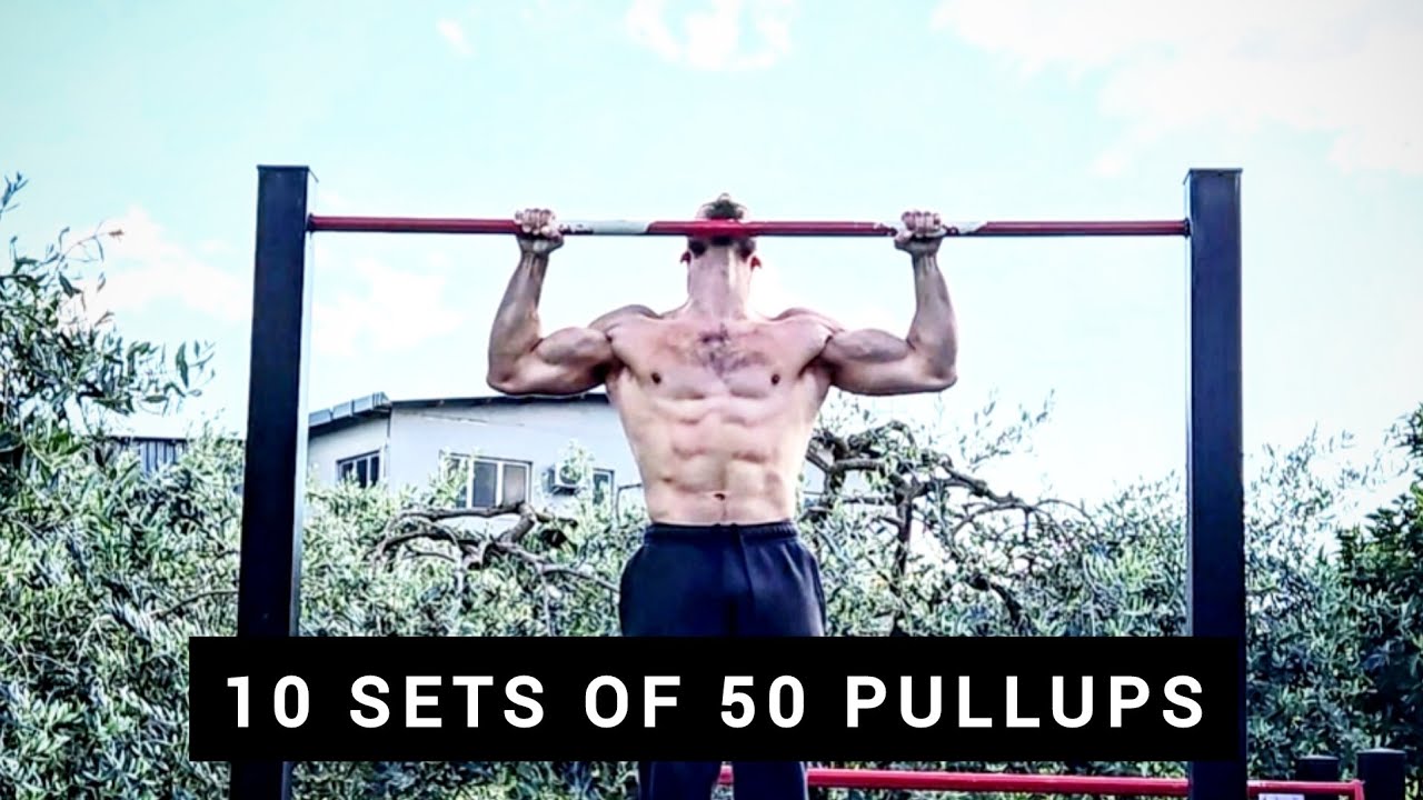 10 SETS OF 50 PULLUPS - Sergio Di Pasquale aka NewEra the Bar-Barian