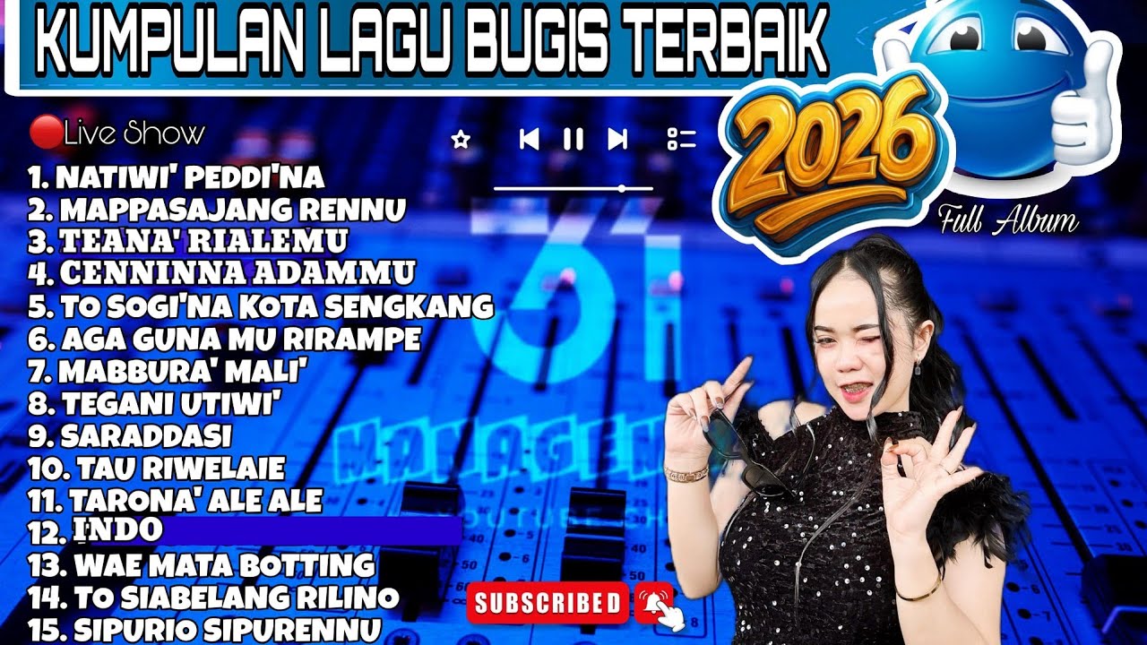 Lagu Bugis VIRAL 2026 - Nonstop 1jam - Kumpulan Lagu Bugis Populer Terbaik 🔰
