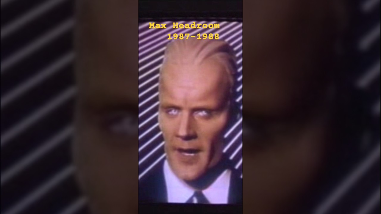 Max Headroom TV Series 1987-1988 😎 #shorts #80s #maxheadroom #80skid #funny #cool #throwback