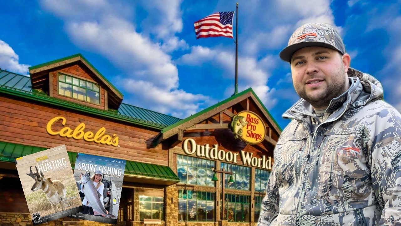 Как купить лицензию на охоту и рыбалку в штате Орегон США | тур по магазину Cabela’s