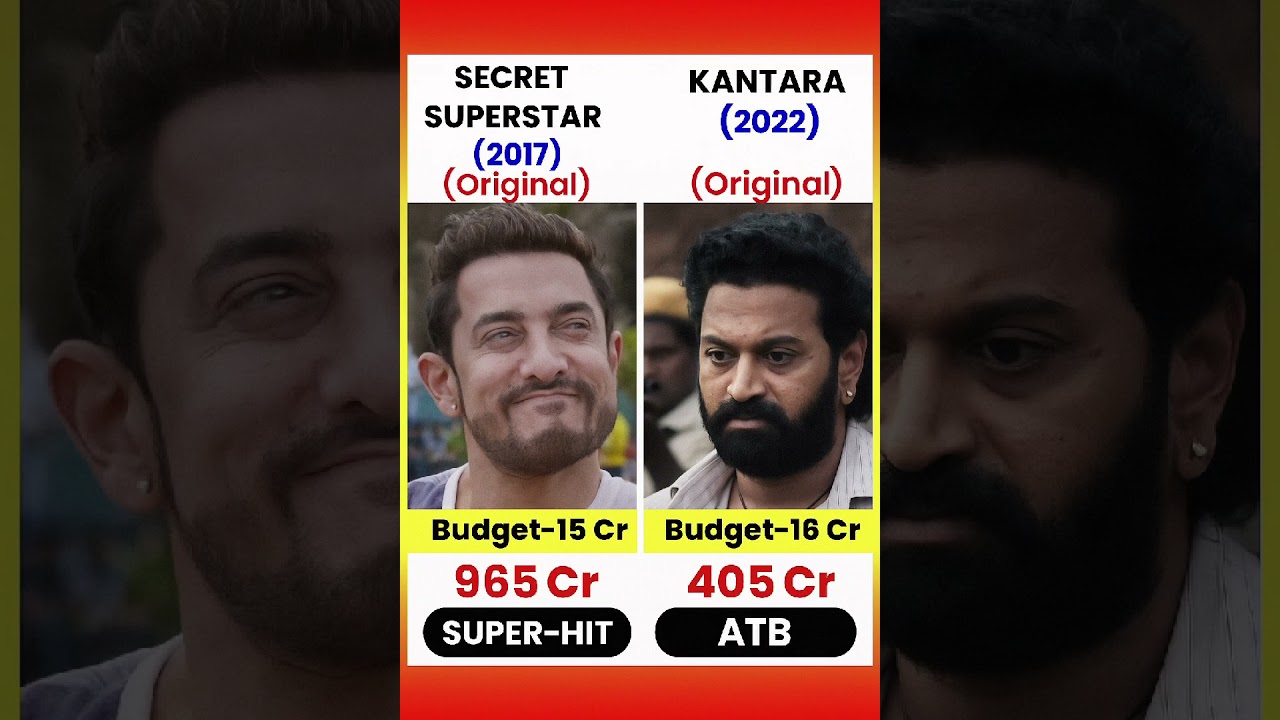 Secret Superstar (2017) 🎤 vs Kantara (2022) 🌿 | Budget 💰 Collection 📊  
