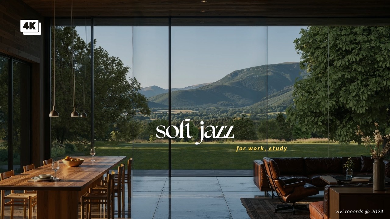 Soft Relaxing Jazz For Work and Study | Cozy Indoor Atmosphere & Caf&eacute; Jazz That Brightens Moods