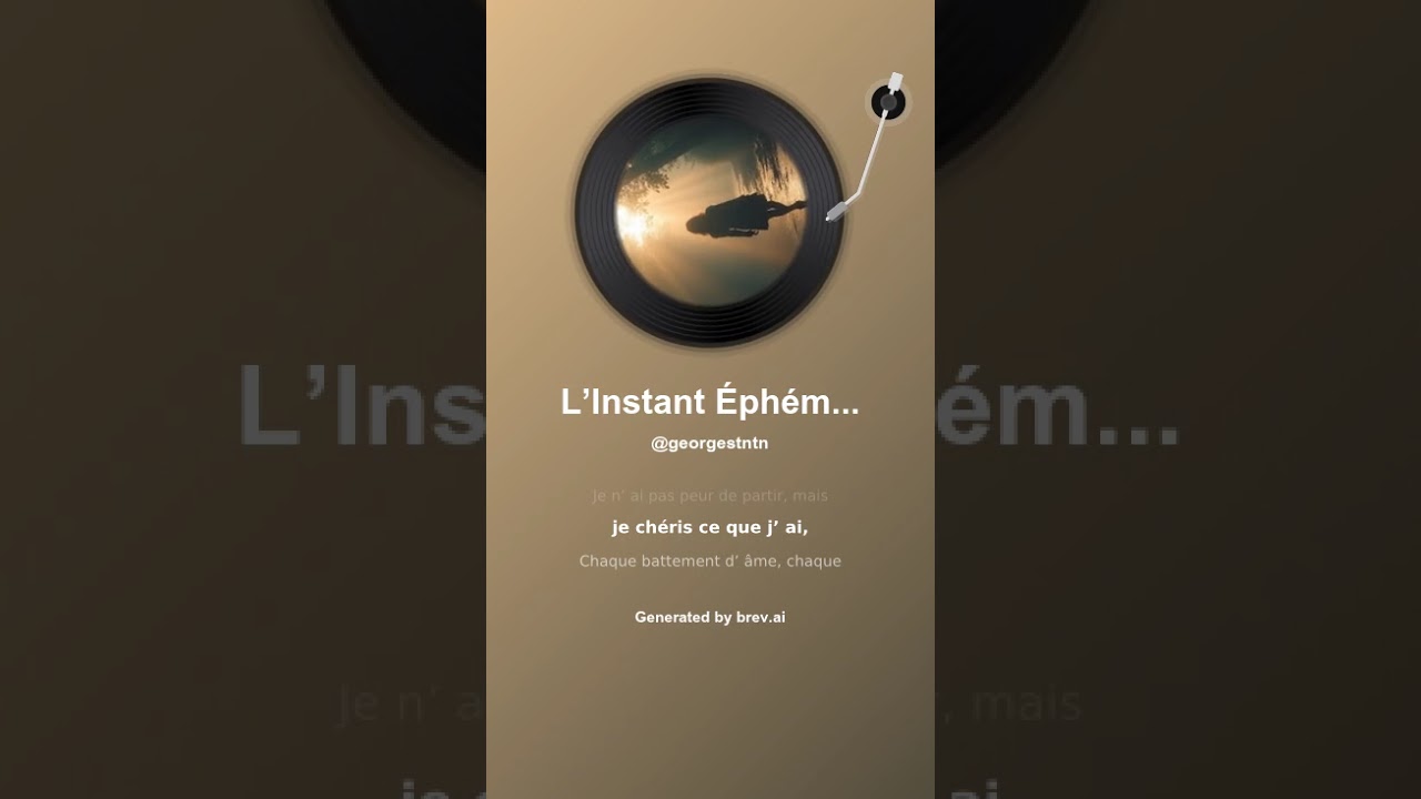 L’Instant Éphémère