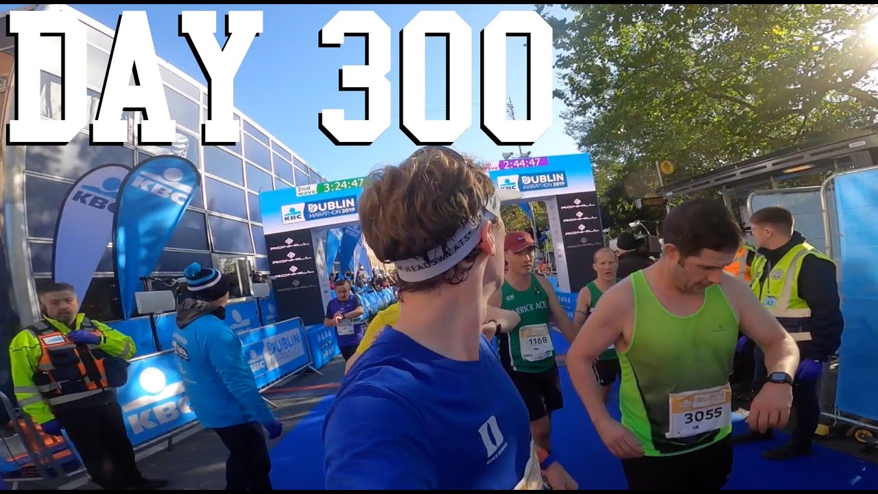 My Dublin Marathon without Running Training! | Day 300