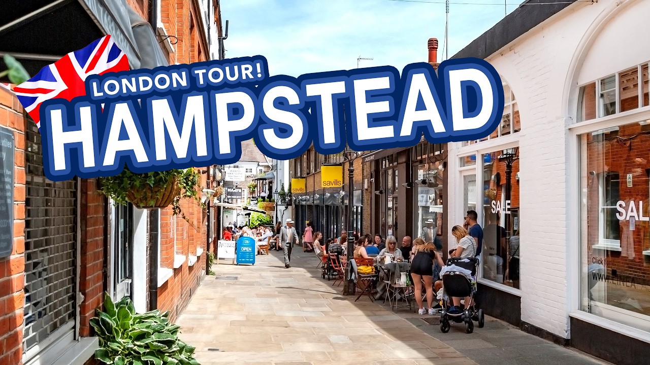 HAMPSTEAD | A tour of Hampstead London : Home of the rich and famous!