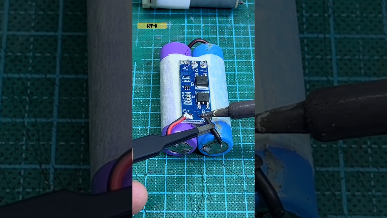 2S 10A 8.4V 18650 Li-ion Battery BMS Protection Board #shortvideo #battery #BMS #18650 #board